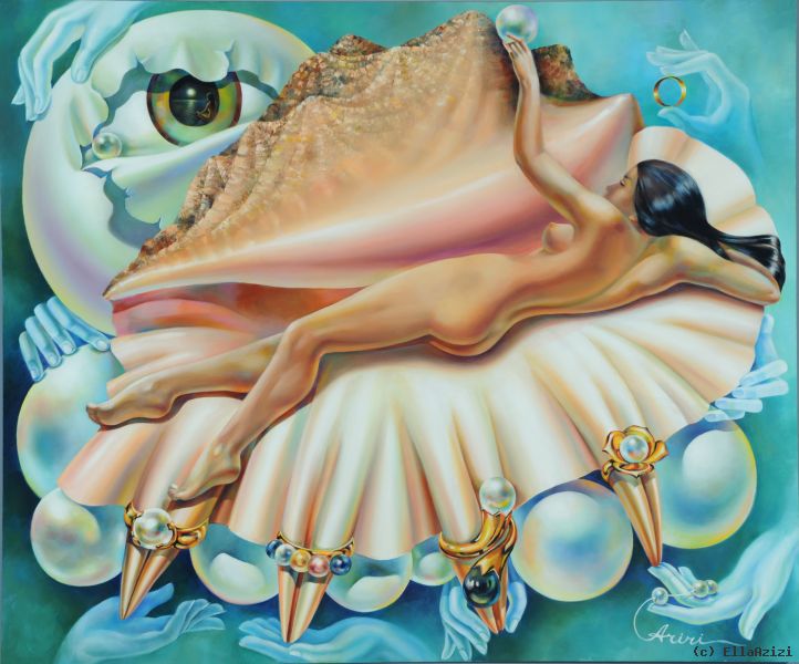 Die Geburt Der Venus Meine Intepretation Von Ellaazizi At Artists24 Net Kunstler Kunst Und Kunstwerke